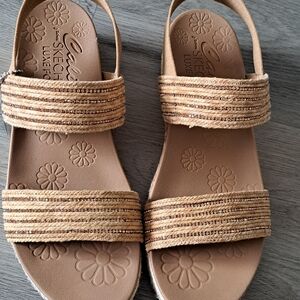 Skechers Tan Strappy Sandals